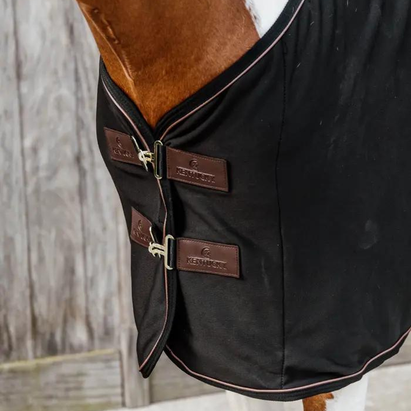 Kentucky Cooler Fleece Rug Black-2